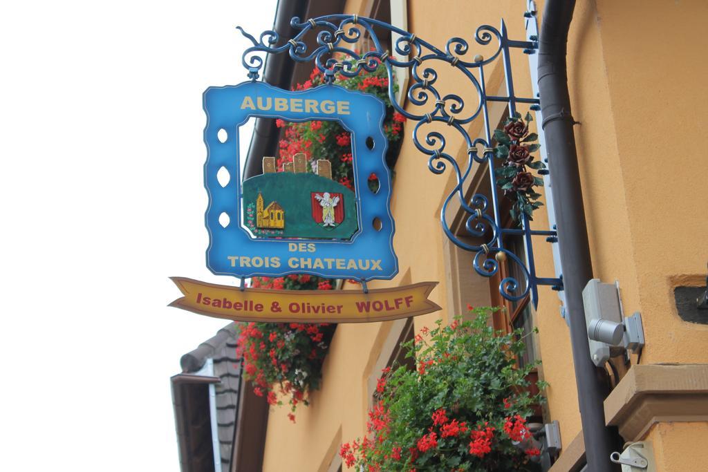 Auberge des Trois Châteaux Eguisheim Exterior foto